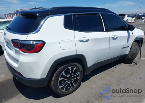 2021 Jeep Compass 80Th Anniversary 4X4 из США, поврежденный, VIN 3C4NJDEB2MT542889